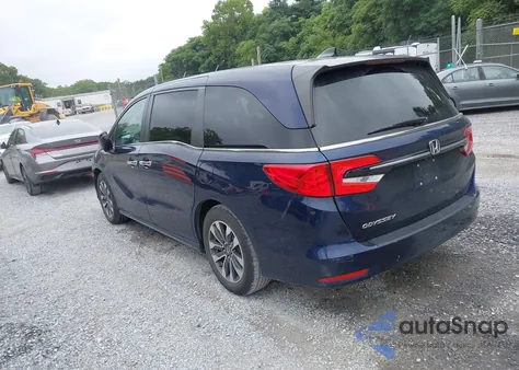 2021 Honda Odyssey Exl z USA, uszkodzony, nr VIN 5FNRL6H70MB025099